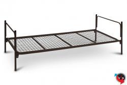 Stahlrohr-Etagenbett mit Stahlgitterboden inklusive 4 Querstreben - 90 x 200 cm - sofort lieferbar !! 